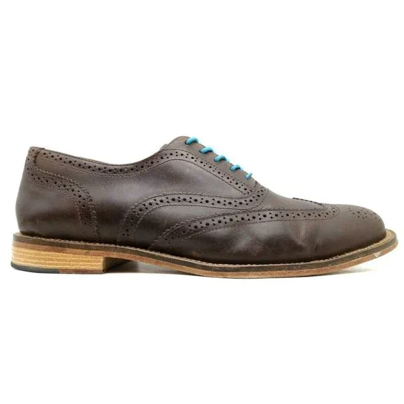 J Shoes wingtips. NWOT. Size 10 J Shoes Charlie Mens Sz 10 Wingtip Oxford Brown Leather  main image 2